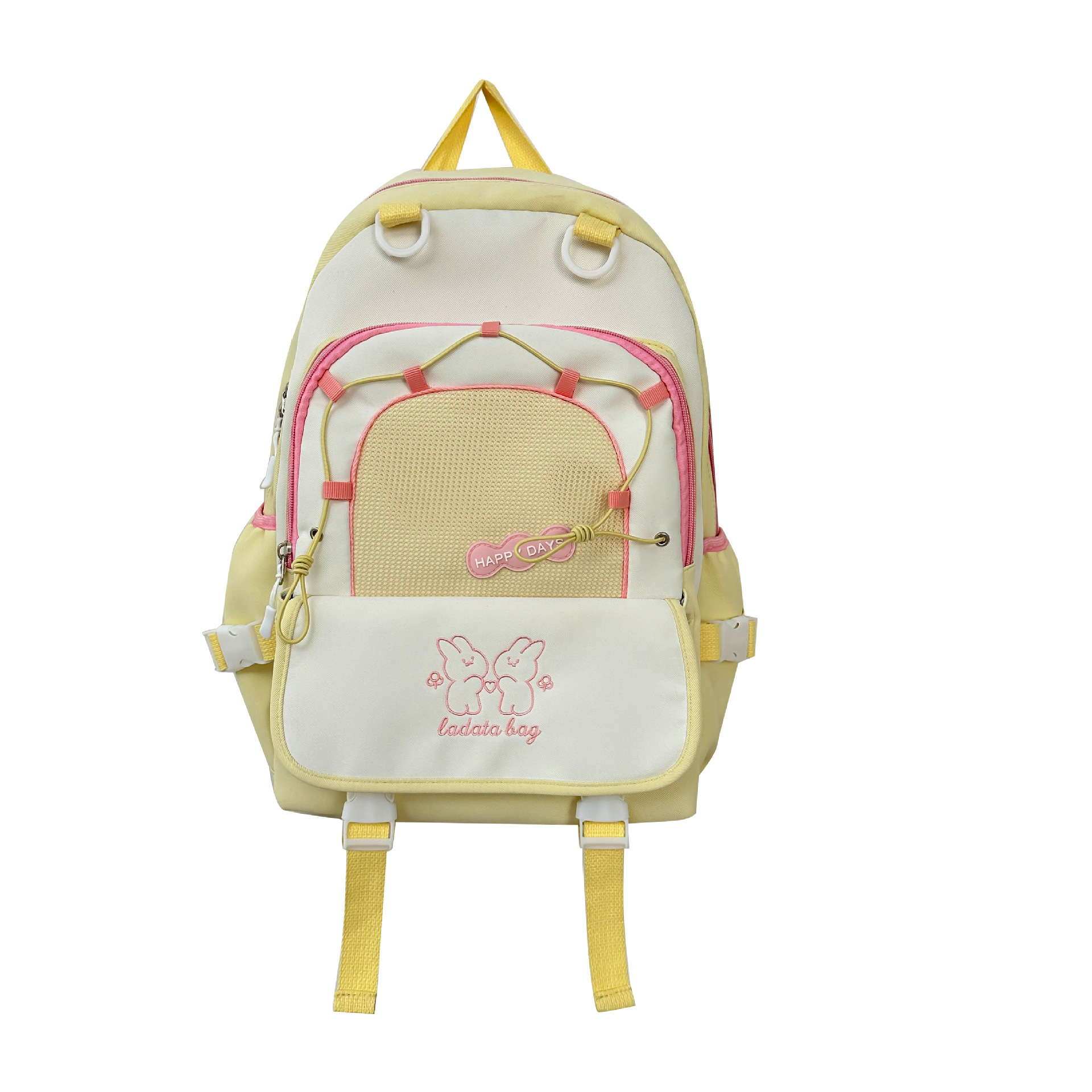 Nueva mochila casual para estudiantes de todo fósforo, gran capacidad, color en contraste, mochila escolar para estudiantes de secundaria y secundaria, mochila de viaje ligera