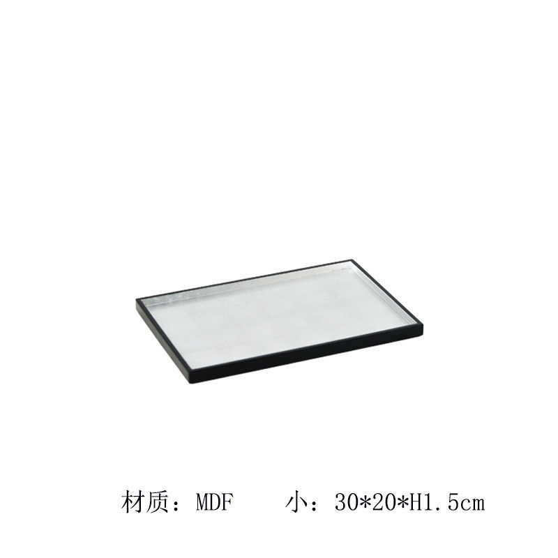 India importa simple estilo europeo de aluminio martillo plateado bandeja rectangular decoración de mesa de té de sala de estar bandeja de almacenamiento decoración image 30