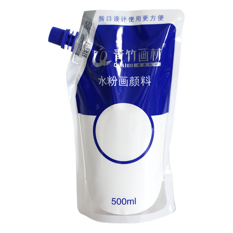 Pintura de bambú verde sin formaldehído de la pintura del gouache para la pintura del examen de los estudiantes del arte 300ml500ml100ml del principiante