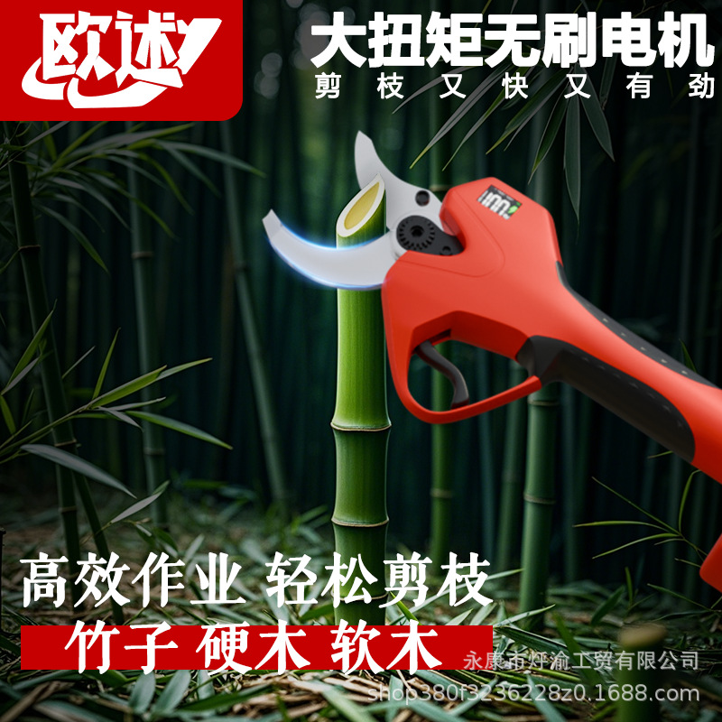 Nuevo corte eléctrico de ramas cortadoras de ramas de fruta tijeras eléctricas de litio tijeras eléctricas inalámbricas al aire libre tijeras de jardín fabricantes al por mayor