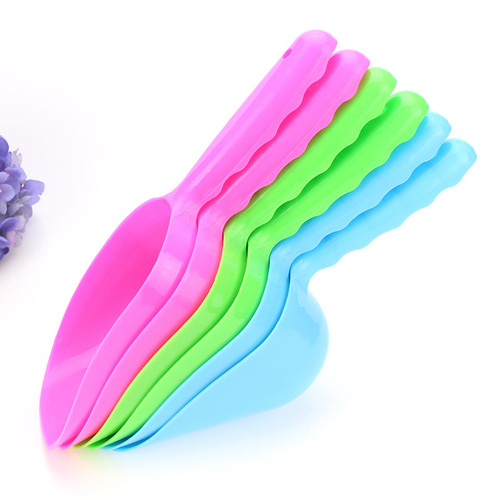 Wholesale plastic pet shovel candy color dog food shovel multi-color cat food spoon pet food utensils Teddy Golden Retriever dog supplies