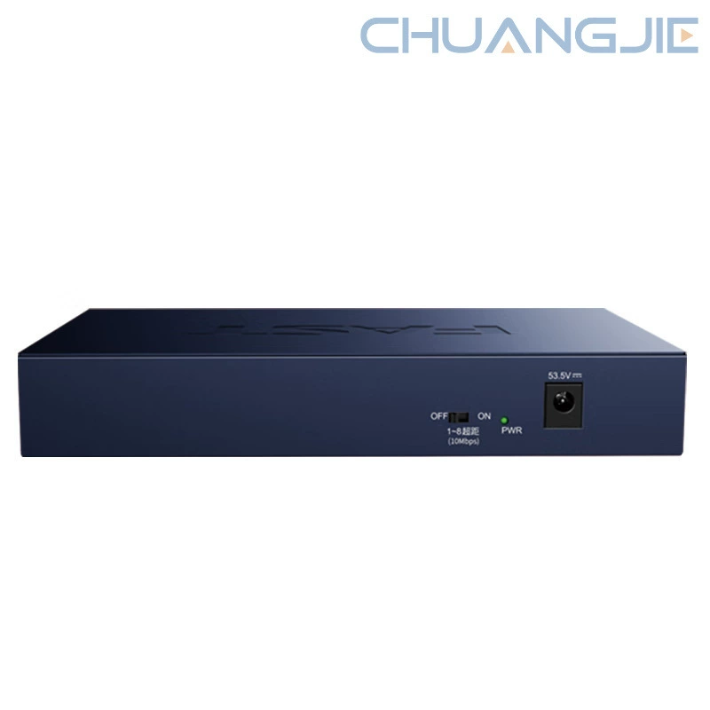 FAST Swift FS10CPS 10-портовый PoE коммутатор 100M для видеонаблюдения, источник питания, модуль, стальной корпус, настольный