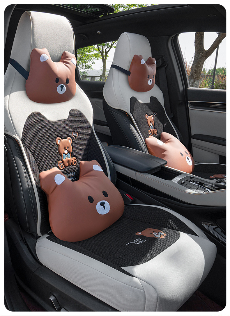 BYD Song plusdmi Cotton Linen Seat Cover Semi-enclosed Breathable Summer Cushion Proev Four Seasons Linen Seat Cover