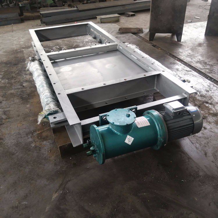 电动粉尘方形圆口插板阀 电动螺旋除尘用 电液动闸门