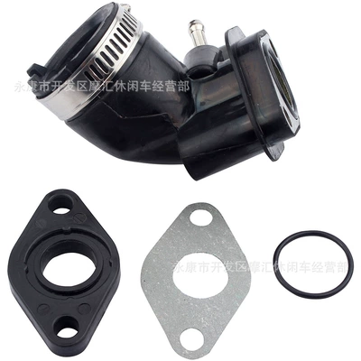 Pedal skateboard moped accessories GY6 50/80CC carburetor intake pipe hose manifold gasket 139QMB