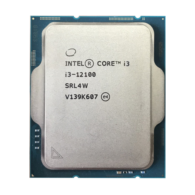英特尔I3 12100 散片台式机电脑处理器CPU带核显适用于h610b760