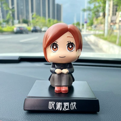 Car ornaments: Bobblehead Dolls, Car Interior - -shaking-head-wild-rose