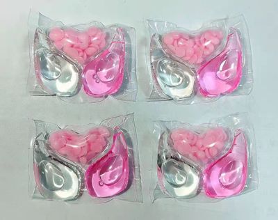 厂家直供 洗衣凝珠三效合一持久留香珠强力去污清洁 三腔洗衣凝珠|ru