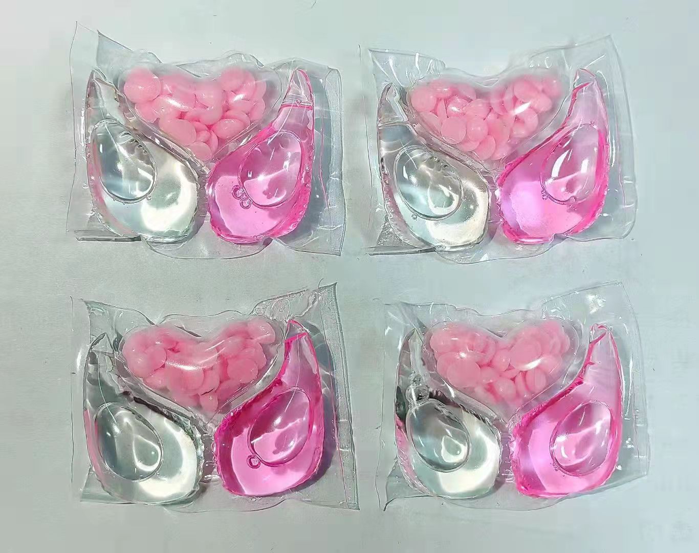 厂家直供 洗衣凝珠三效合一持久留香珠强力去污清洁 三腔洗衣凝珠|ru