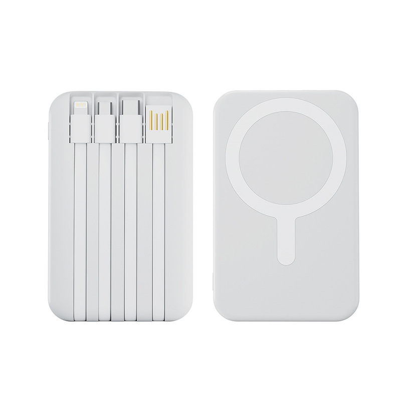 跨境爆款充电宝印制logo磁吸无线充Magsafe10000毫安快充移动电源|undefined
