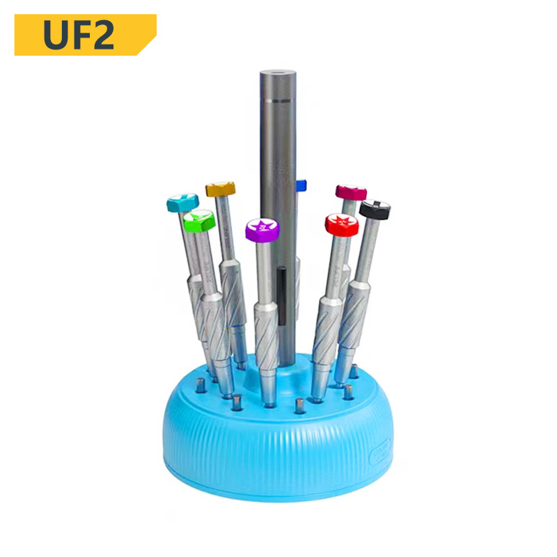 多功能维修工具收纳盒 螺丝刀架 手机维修工具盒 旋转磁性收纳盒