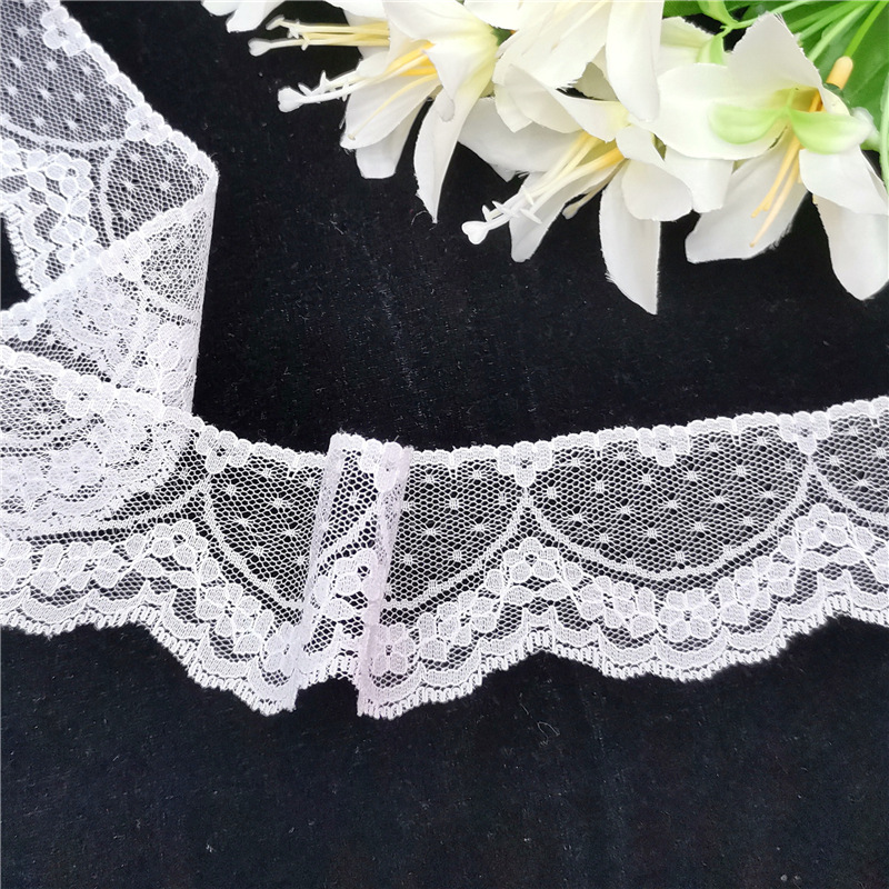 スポット卸売 5.3 センチメートルナイロンレーススカート非弾性レース生地ベビー服アクセサリーレースレースベルト