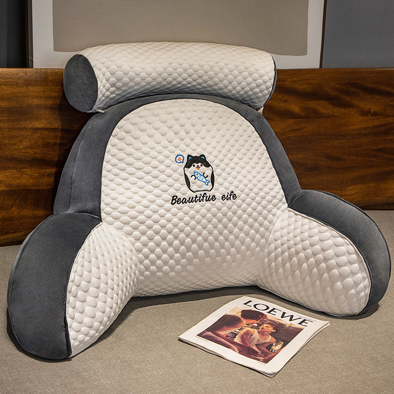 De dibujos animados de frijol de hielo cojín del sofá cojín de oficina en casa cintura almohada de peluche de juguete femenino Regalo de Cumpleaños lote