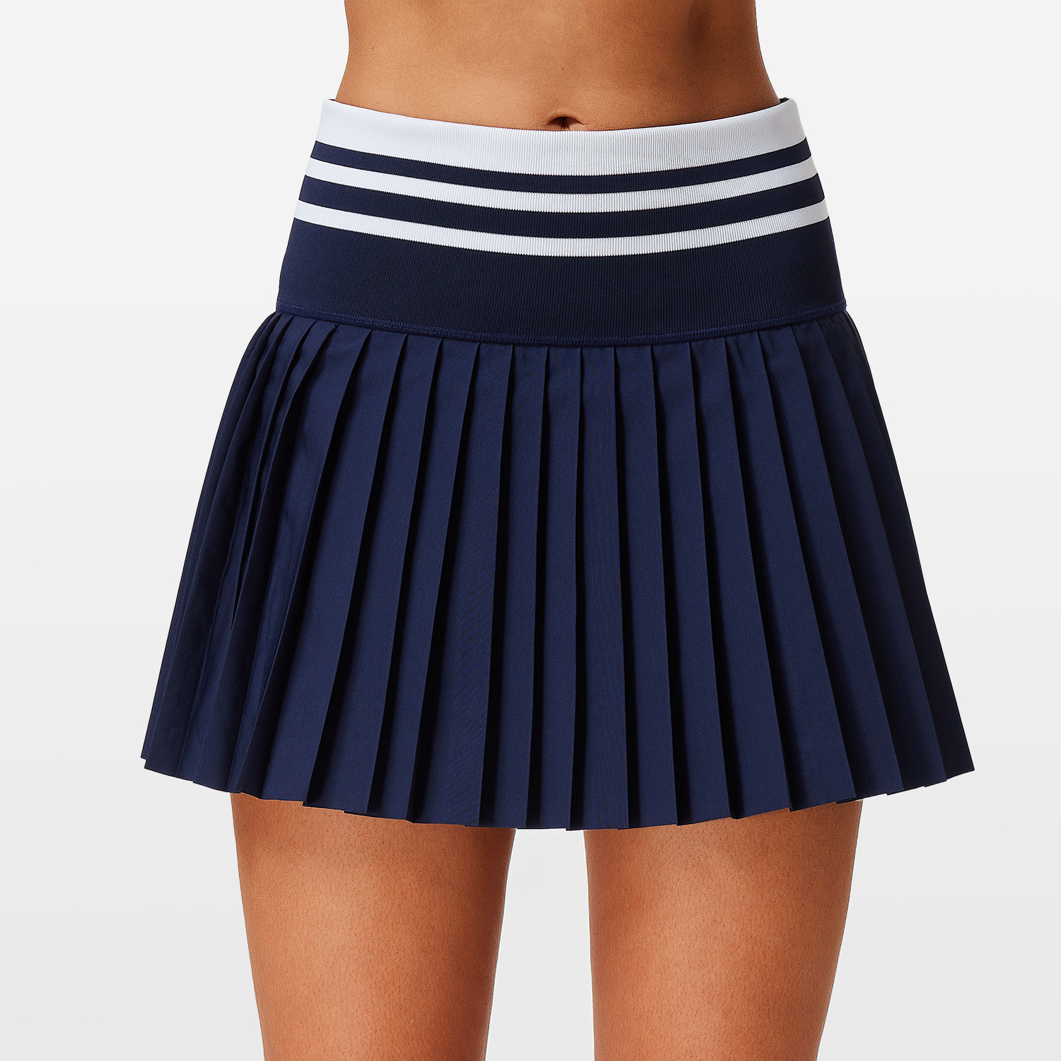 Falda de tenis de secado rápido de nuevo estilo transfronterizo, falda de fitness de bolsillo de fondo anti-caída para mujer, falda de deportes de carrera al aire libre