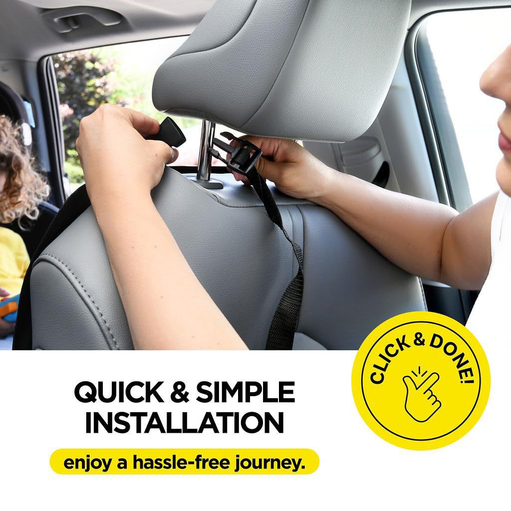 Car Backseat Storage Bag, Car Seat Back Anti-Kick Mat for Children, Car Seat Anti-Dirt Protective Mat