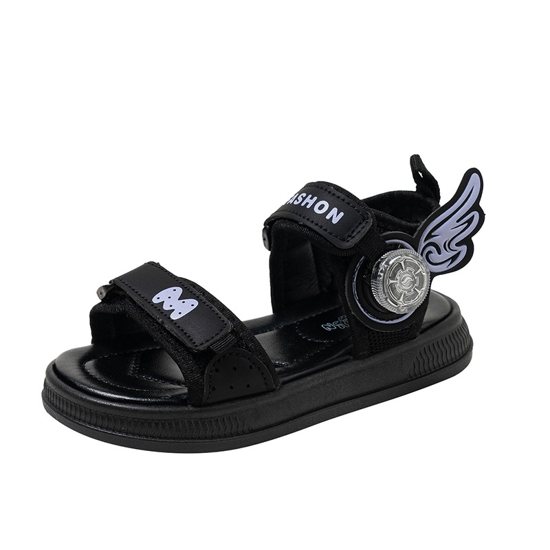Sandalias para niñas 2025 verano nuevo estilo botones giratorios zapatos de playa moda para niños sandalias con punta abierta zapatos de princesa para niñas image 6