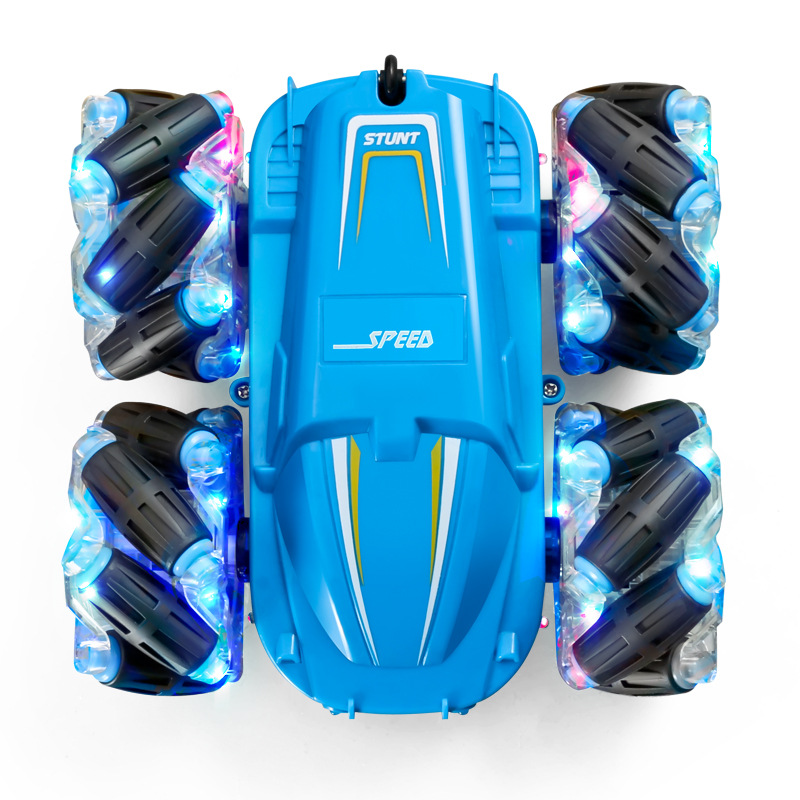 Venta caliente transfronteriza luz truco de doble cara deriva horizontal fuera de la carretera escalada de alta velocidad juguete para niños coche de control remoto al por mayor