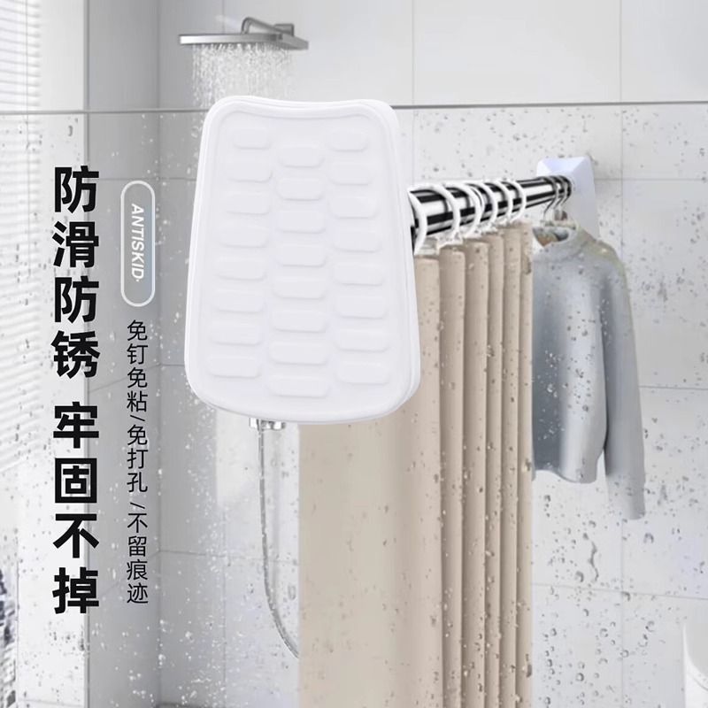 穴を開けない伸縮棒ステンレス物干し棒トイレハンガー家庭用カーテン棒たんす支持棒|undefined