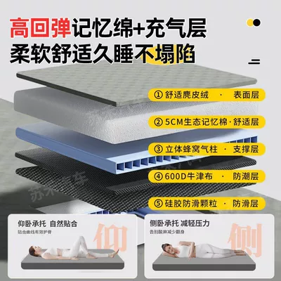 Mattress Rear Sleeping Pad Car: Vehicle-mounted inflatable bed