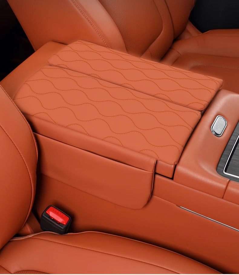 Special Geely Galaxy M9 Armrest Box Pad Protection Leather Cover Gap Storage Box Heightening Pad Interior Accessories Modification