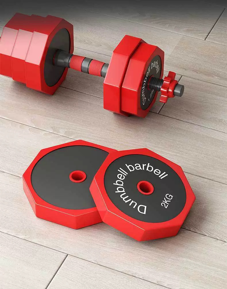 Dökme Demir Dumbbells Erkek Fitness Ekipmanı Ev Kullanımı Ayarlanabilir Ağırlık 20kg 40kg Çift Erkek Dumbbells Seti Kombinasyon