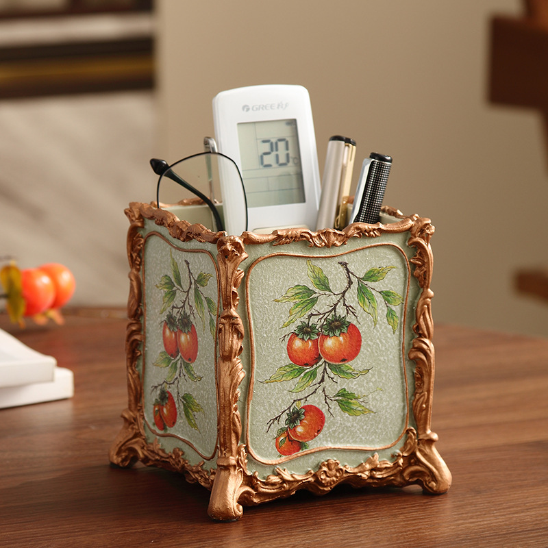 어린이, 소년, 소녀, 학생을 위한 새로운 중국 스타일 펜 홀더, 사무실 문구 보관 상자, 창의적인 데스크탑 장식 장식품