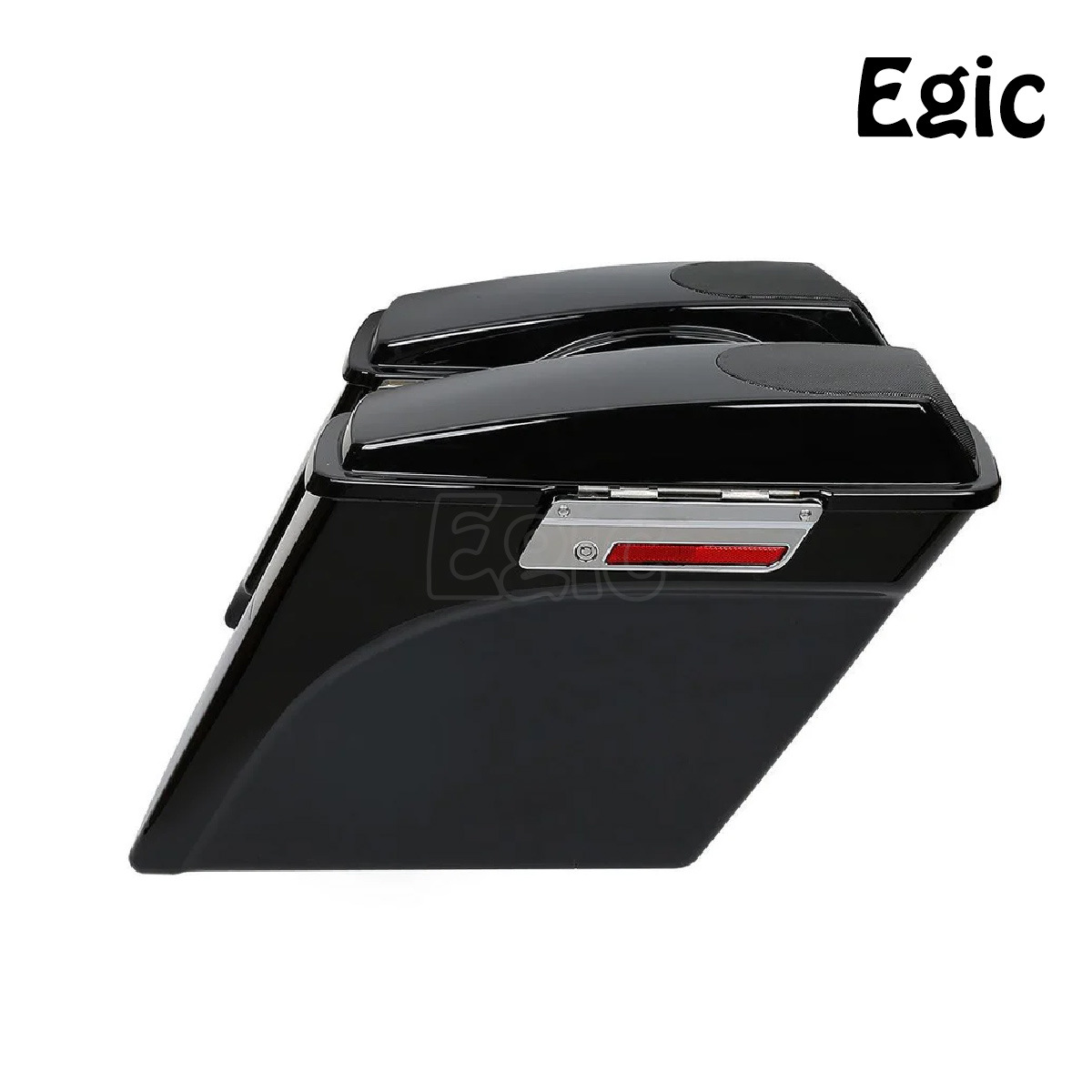 Motorcycle modification is suitable for Harley wagon side box to increase the height of the riding motorcycle cvo94-13 year with audio cover.