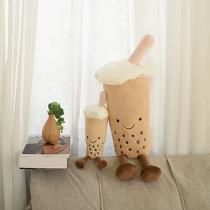 Nordic Fun and Creative Milk Tea Plush Toys, Cute Pillows, Dolls, Gifts for Men and Women, Wedding Throw Dolls, Wholesale