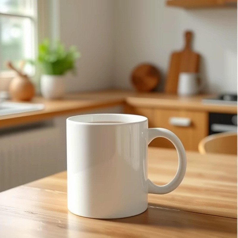 Procesamiento de transferencia de calor Taza de cerámica 11oz Foto personalizada Taza de café de bricolaje Taza de té Publicidad de regalo Europa y América