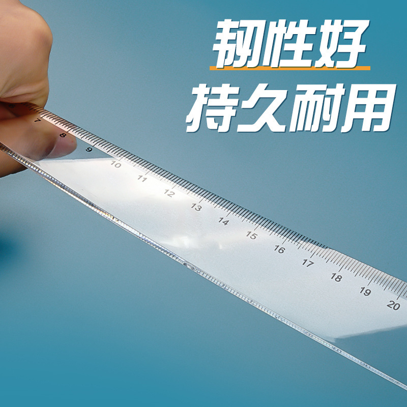 Monos de oro 60 100 120 150cm reglas de plástico transparente reglas de papelería para estudiantes