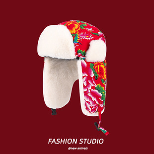 �����I��ѩ�����hñŮ����Ӻ�ů��ѩñ�|���󻨲�ë�q������ñ