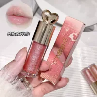 Sachino Увлажняющий яркий цветной блеск для губ Love Fine Flash Трансграничный перламутровый водный глянцевый набор блесков для губ с зеркалом для губ
