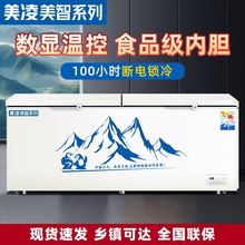 智系列冰柜冷藏冷冻商用大容量铜管卧式节能冷冻柜单温双温