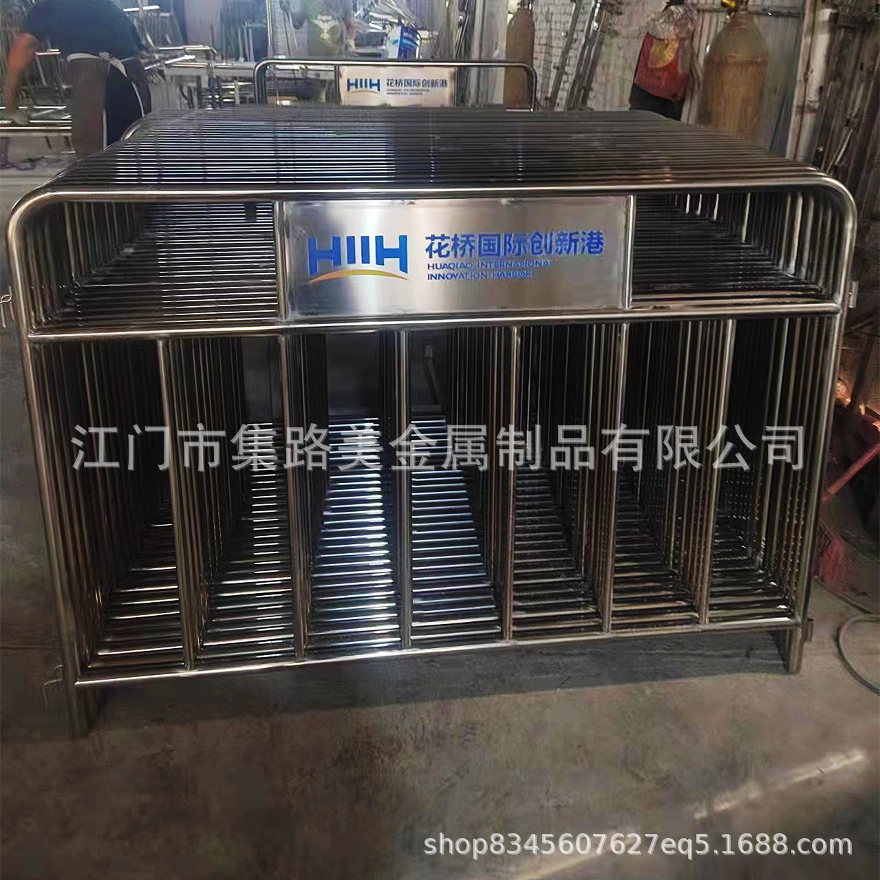 不锈钢铁马防护隔离栏路障304铁马移动围栏交通设施供应市政施工