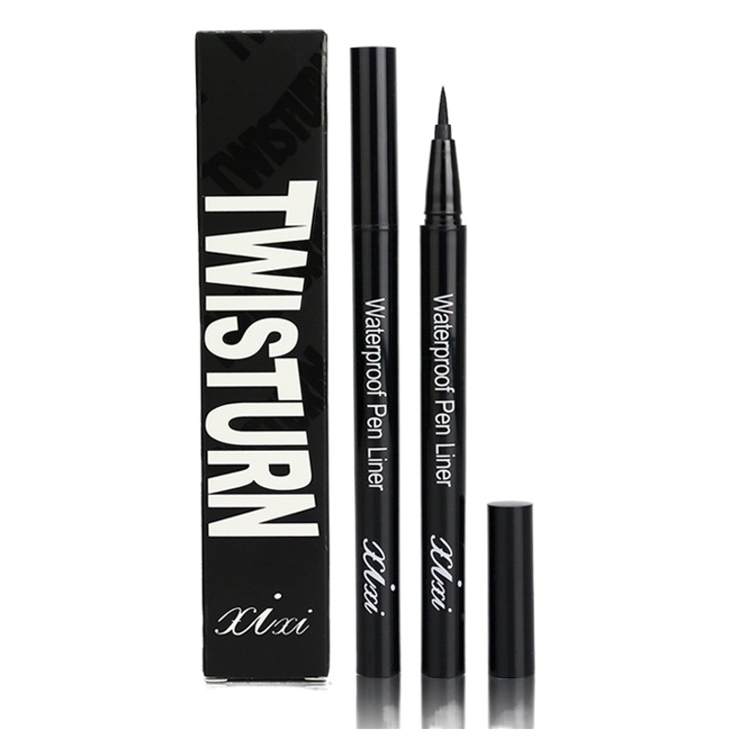 xixi Eyeliner Waterproof Sweat-proof Oil-proof Genuine Very Fine Fiber Sponge Head Quick-drying Novice Not Sniffing Halloween