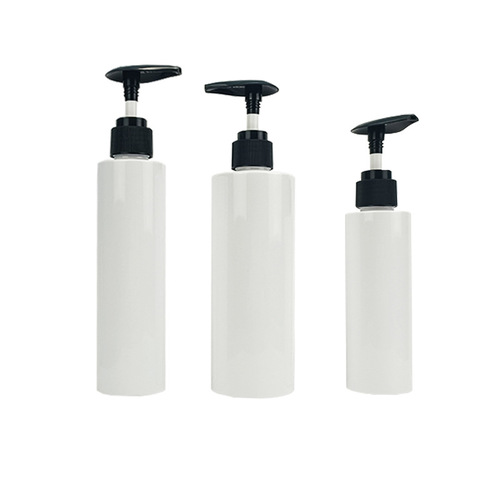 24-tooth 100ml lotion bottle with white pump head shower gel bottle, 500ml shampoo bottle, and repackaging bottle