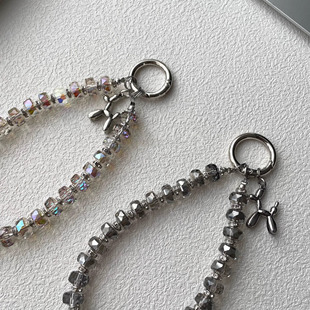 Crystal Diamond Luxury Ins Phone Chain Camera Chain Bag Hanging High-Quality Phone Case Lanyard Key Cdd Pendant