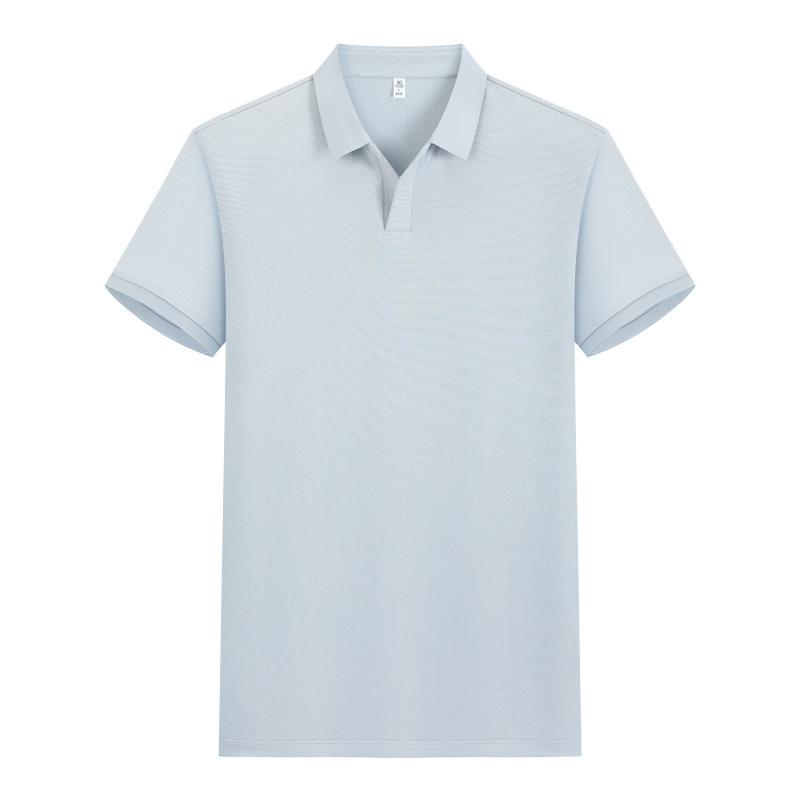 200G camiseta polo 2025 verano de manga corta ropa de trabajo de hombres y mujeres logotipo de impresión personalizado
