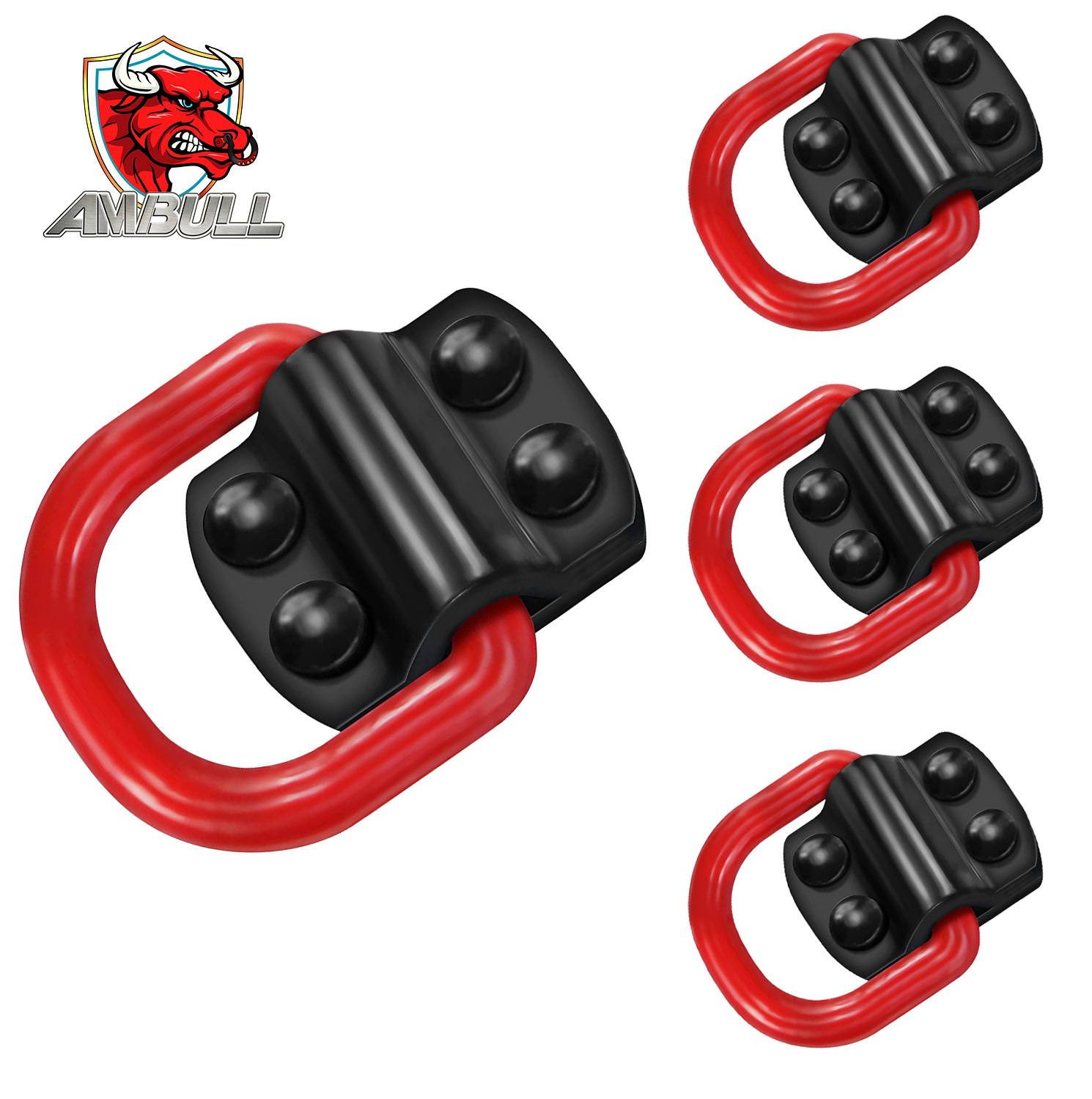 双排扣 喷塑船用D型环 1/2英寸厢式货车拉环 汽车卧环 量大优惠