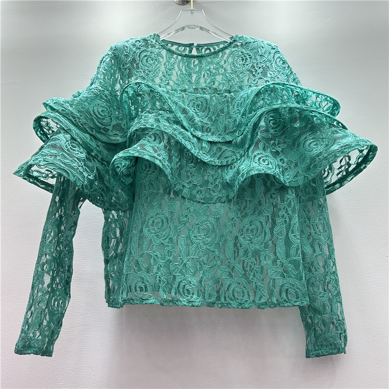 Design spring elegant elite fashionable three dimensional shirt