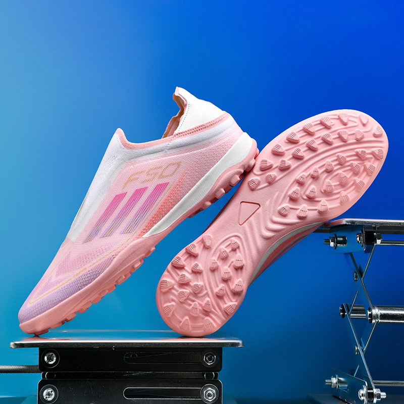 Zapatos de Fútbol de Corte Bajo F50 en Cuero Sintético y Caucho, para Césped Artificial