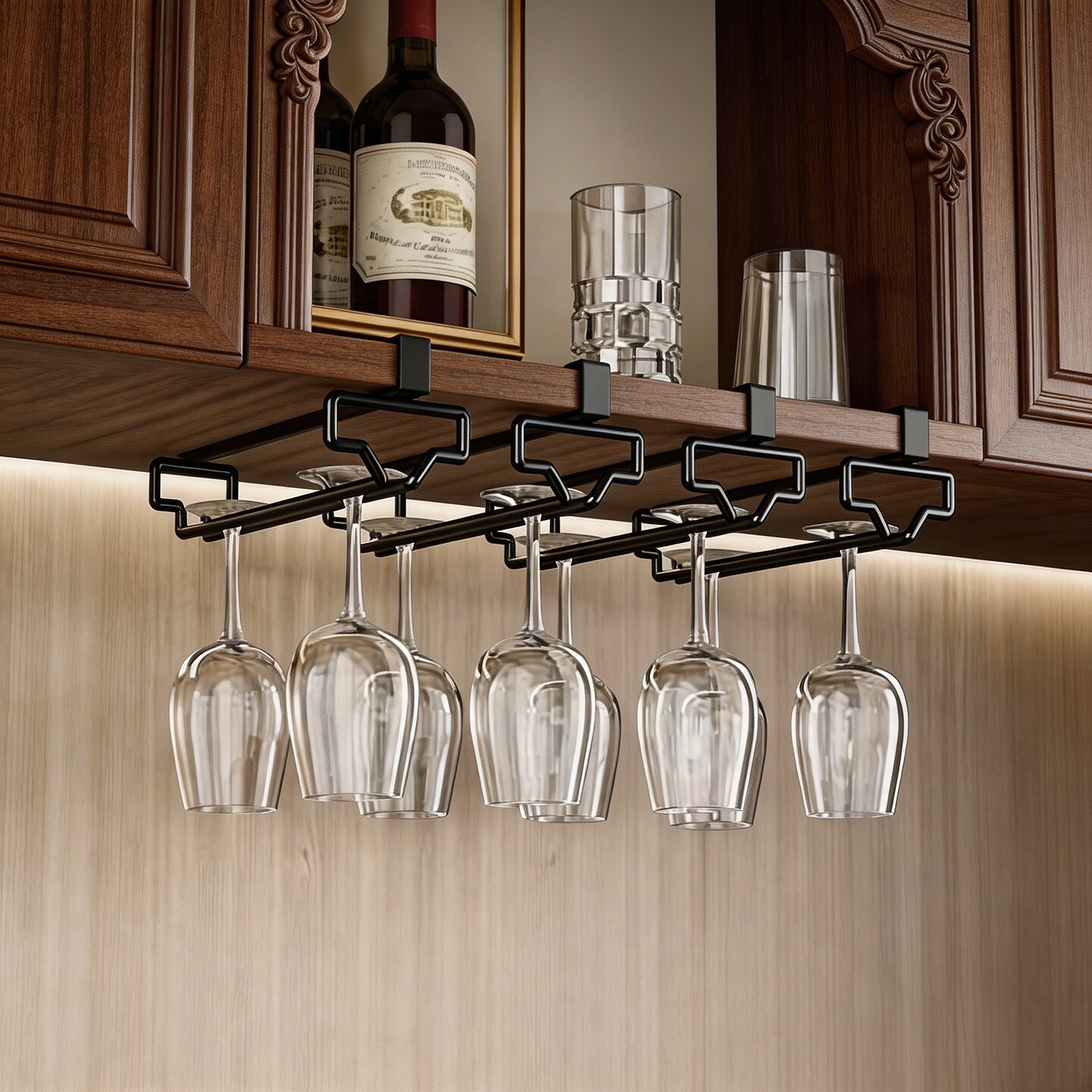 Soporte Colgante para Copas de Vino