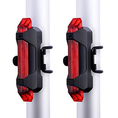 Bicycle taillight USB charging mountain bike night warning light laser light cycling equipment accessories bicycle headlight