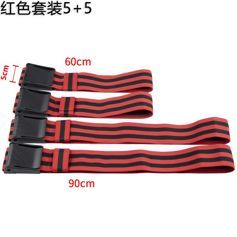 Correas de compresión para brazos para entrenamiento de restricción del flujo sanguíneo (BFR), bandas elásticas de compresión, correas musculares de compresión de fácil liberación, en stock.