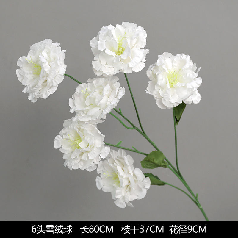 白い造花シーンアレンジメント花の造花ブーケ装飾造花造園アジサイシルクフラワー装飾花|undefined