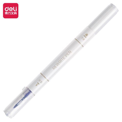 Deli s626 erasable pen eraser pen magic pen copy pen for primary school students erasable pen large capacity double head wholesale