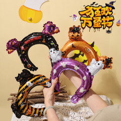 【新品】ハロウィーン装飾手首風船カボチャ雰囲気イベント写真撮影カード道具プレゼント配置