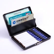 厂家直销铝合金防消磁信用卡盒铝合金银行卡盒金属卡包RFID Y-16