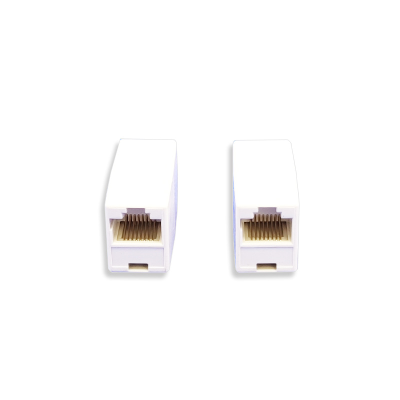P101 RJ45����ֱͨͷ8P8C���������� ���߶Խ�ͷ ����ֱͨͷ����