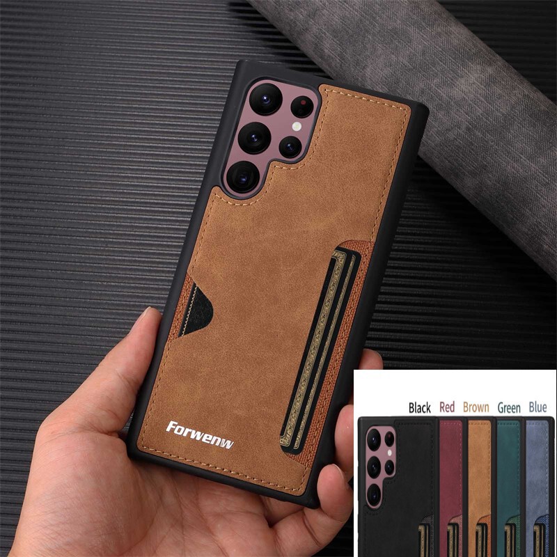 Suitable for Samsung S25 S24 S21Ultra Card Phone Case Note20 A54 Protective Cover A35 S20Fe